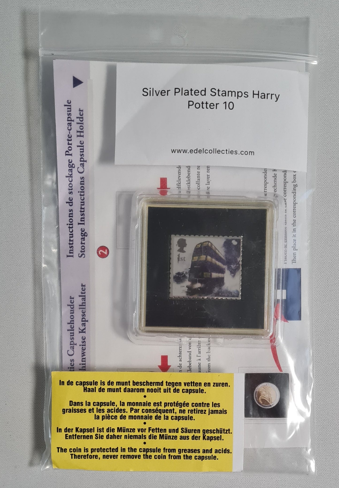 Knight Bus - Harry Potter - Silver Plated Stamps #10