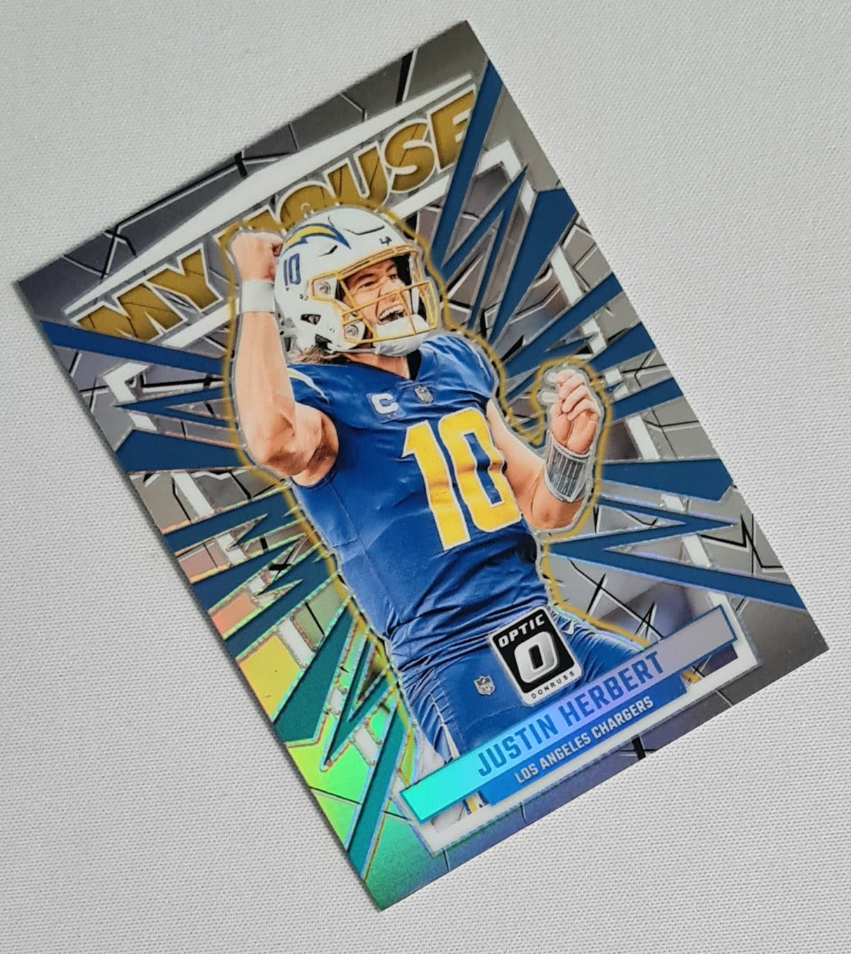 Justin Herbert - 2023 Panini Donruss Optic Football NFL Chargers MY HOUSE #14