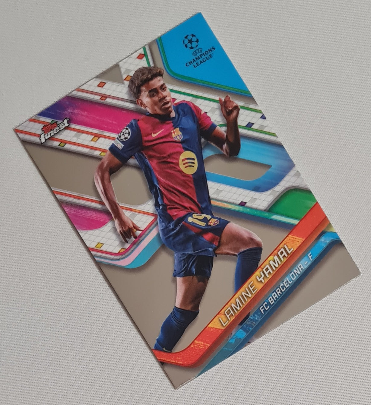 Lamine Yamal - 2025 Topps Finest FC Barcelona (CL) #99