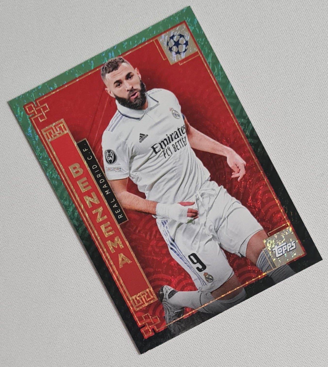 Karim Benzema - 2023 Topps Real Madrid C.F. #NY-2 New Year Green