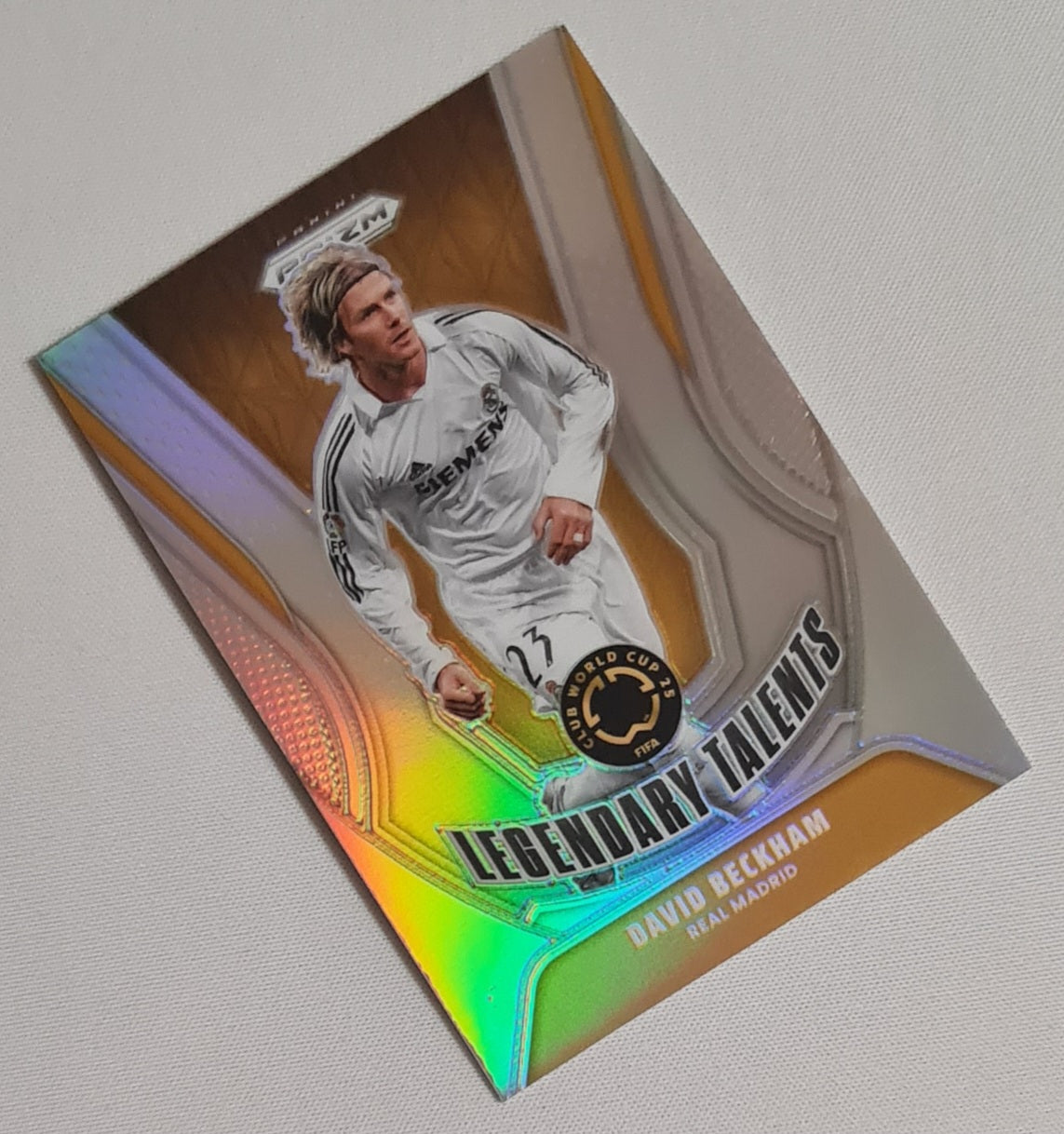 David Beckham - 2025 Panini Prizm FIFA Club World Cup 2025 Real Madrid #16 Refractor