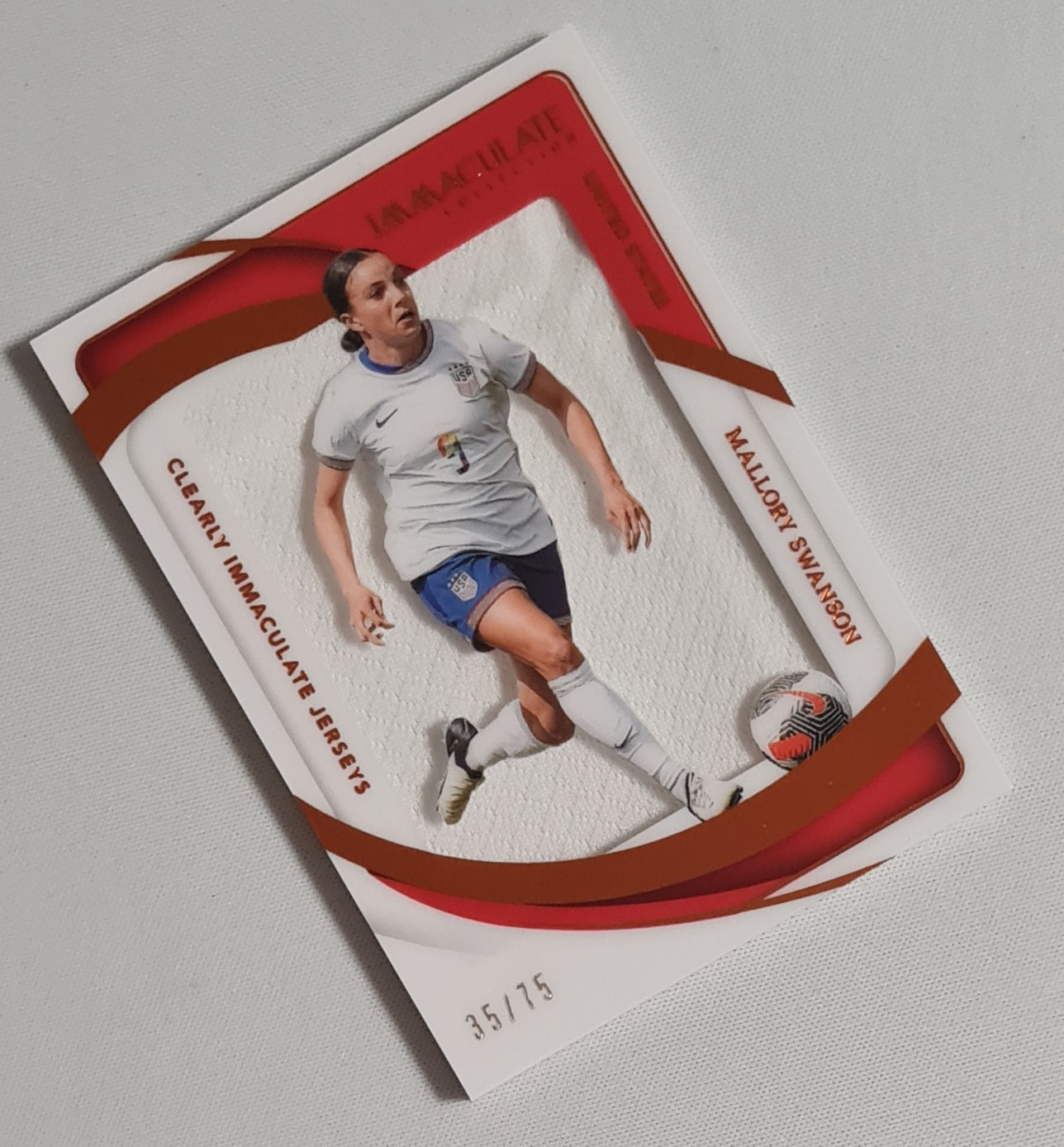 Mallory Swanson - 2024/25 Panini Immaculate Collection Soccer Team USA #CJ-MS /75