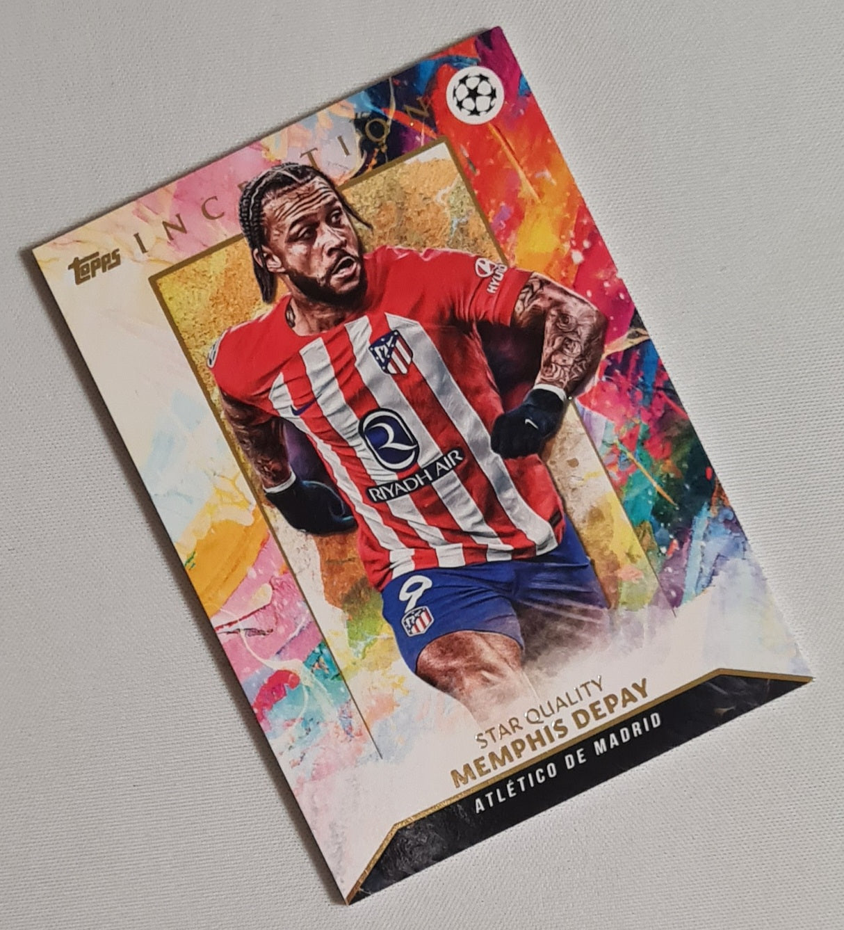 Memphis Depay - 2024 Topps Inception Star Quality - Atletico De Madrid (RC) #78