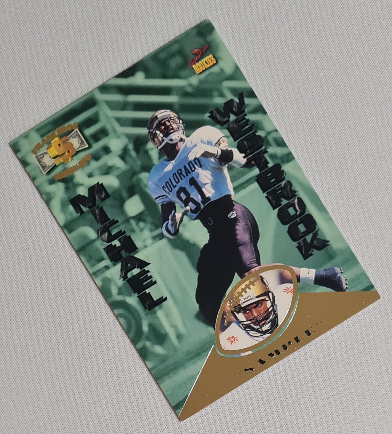 Michael Westbrook - 1995 Sample Football Signed Rookies Franchise (RC) #R9