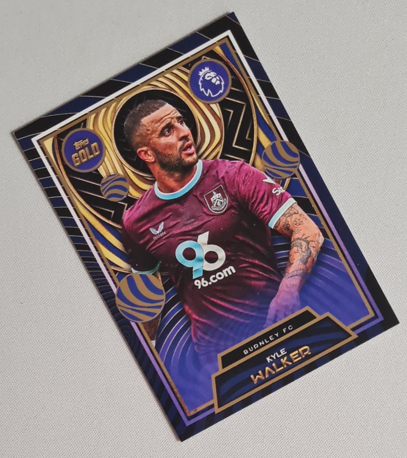 Kyle Walker - 2025 Topps Gold Soccer Burnley FC - CURRENT STARS -