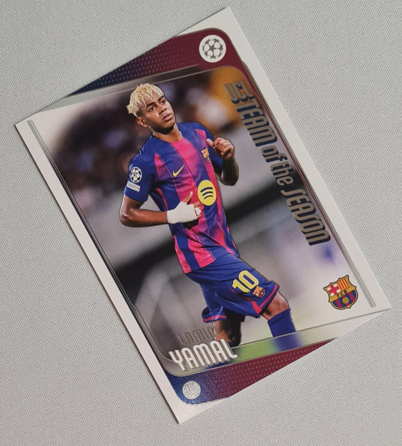 Lamine Yamal - 2026 Topps UCL Team of the Season FC Barcelona (CL) #10