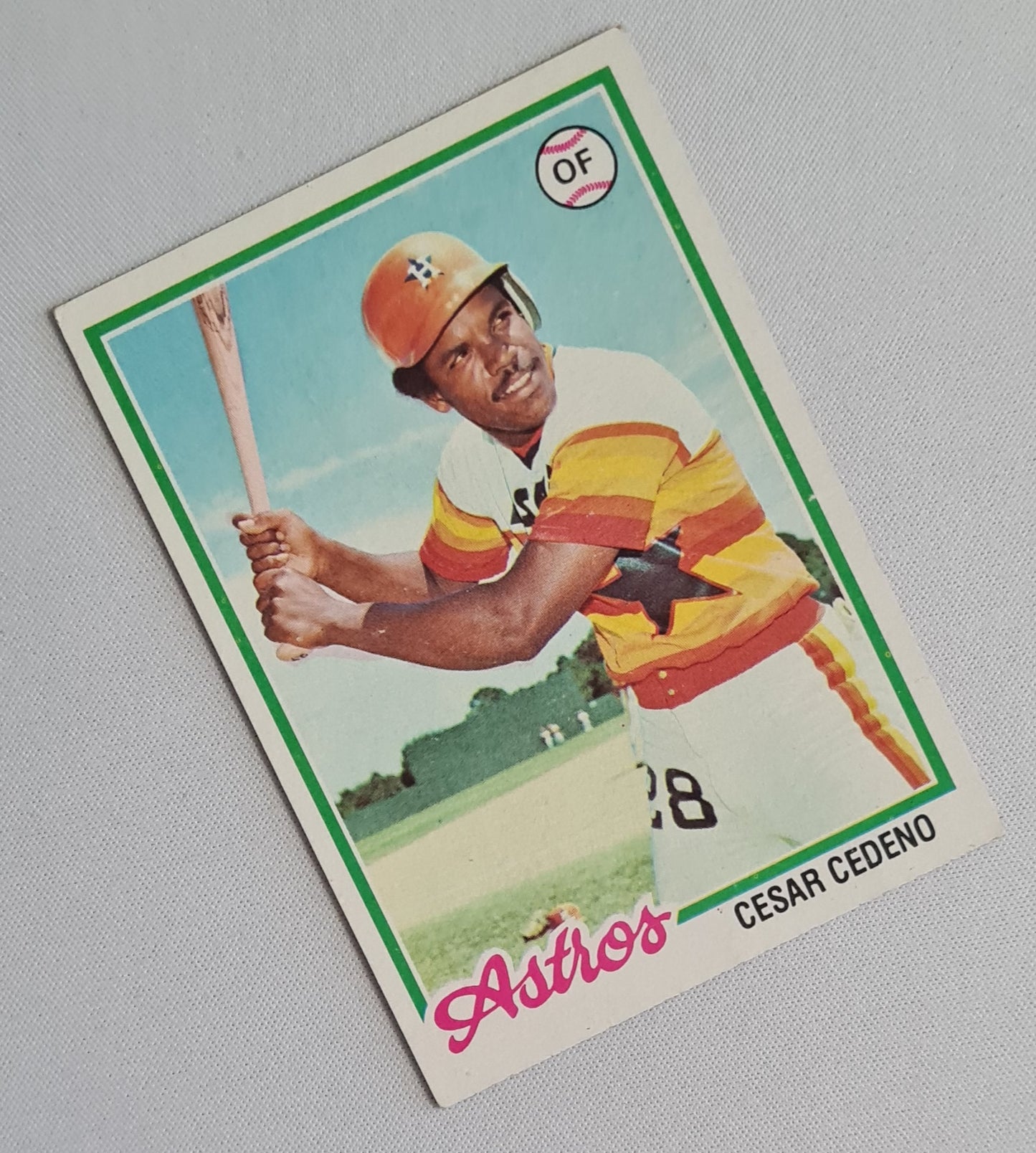 Cesar Cedeno - 1978 Topps "Chewing Gum Inc." MLB Houston Astro's #650