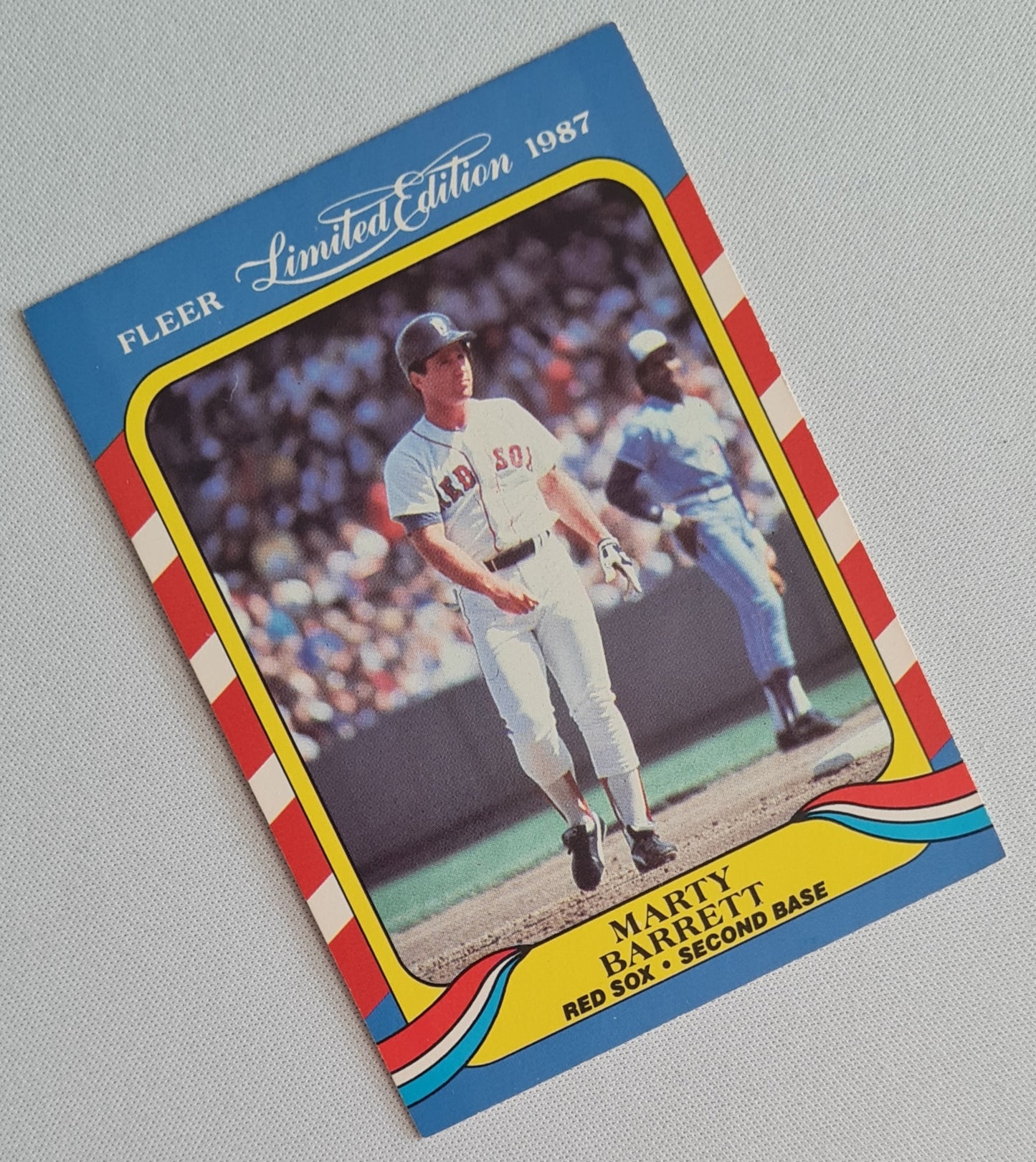 Marty Barrett - 1987 Fleer Limited Edition MLB Baseball Red Sox #02 of 44