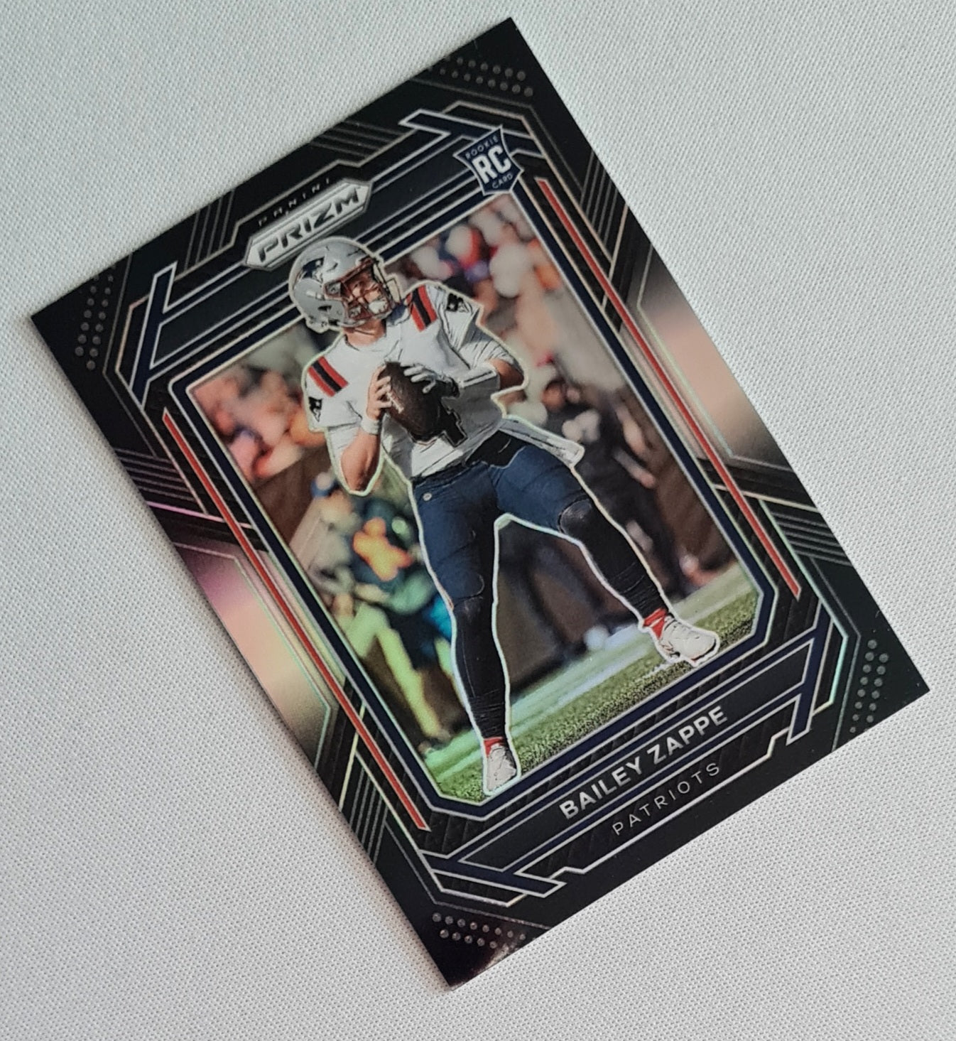 Bailey Zappe - 2022 Panini Chronicles Prizm Black Football NFL New England #PB-24