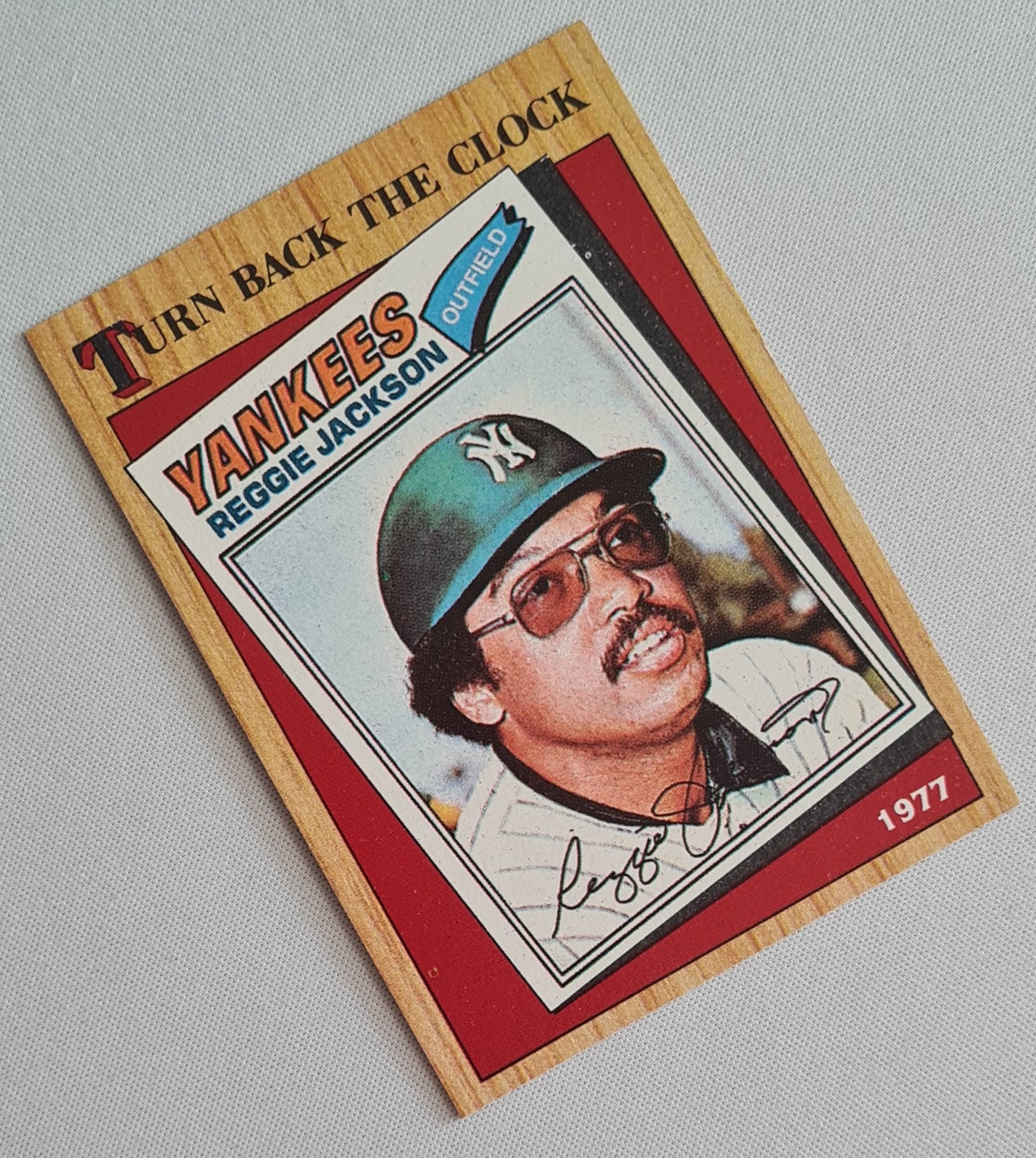 Reggie Jackson - 1987 Topps (Chewing Gum) Turn Back the Clock MLB Yankees #312