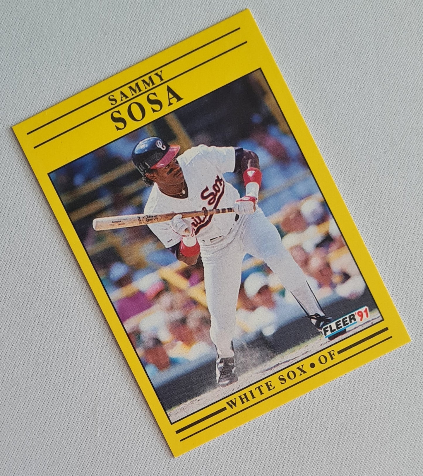 Sammy Sosa - 1991 Fleer MLB Baseball Chicago White Sox #136
