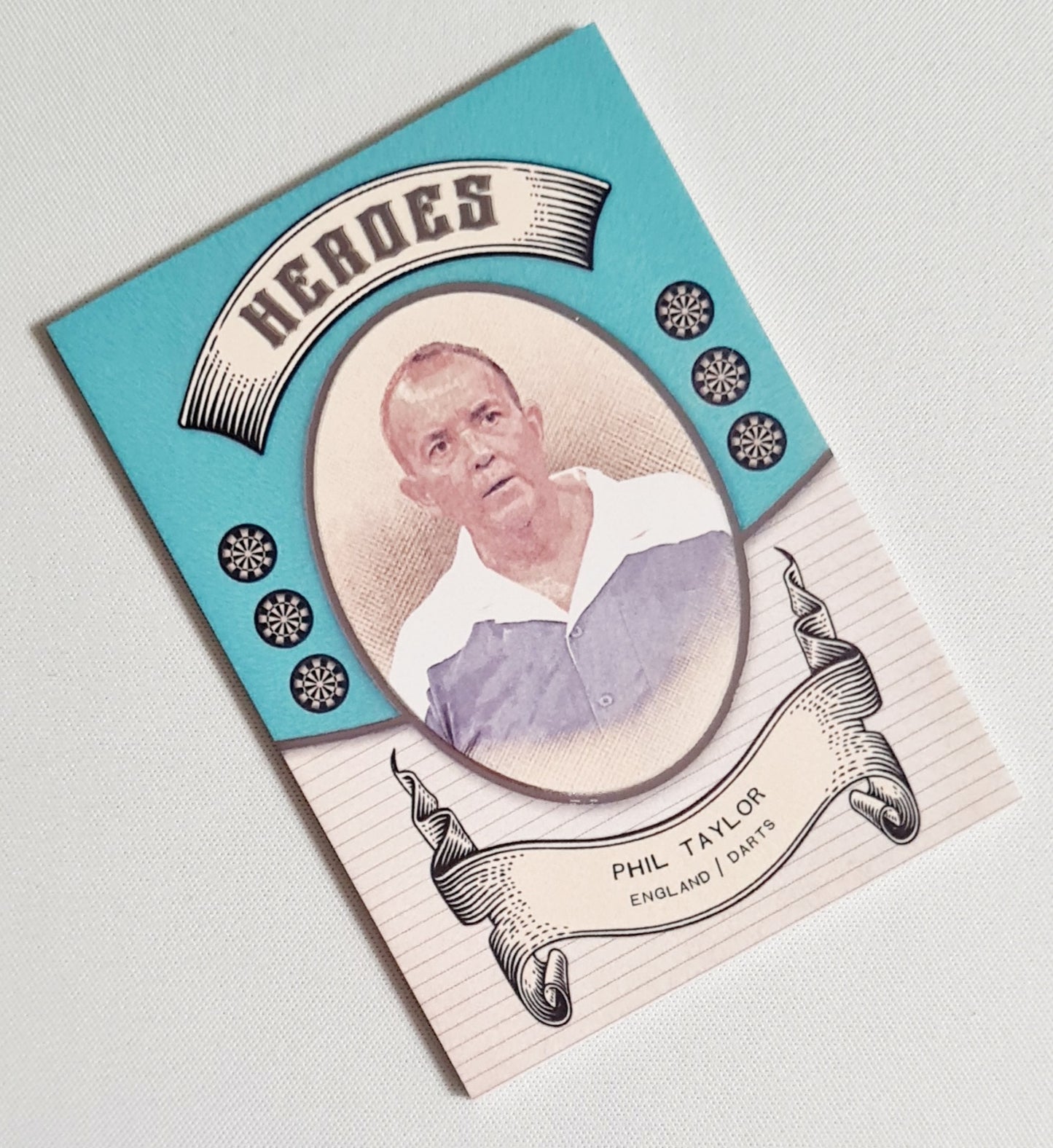 Phil Taylor - 2024 Futera National Team England Darts HEROES #MH12 /250