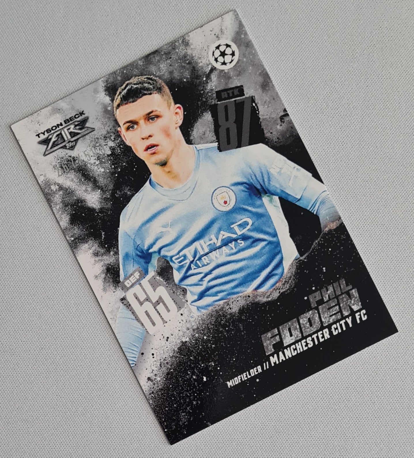 Phil Foden - Topps Match Attax Manchester City FC Tyson Beck Fire /500