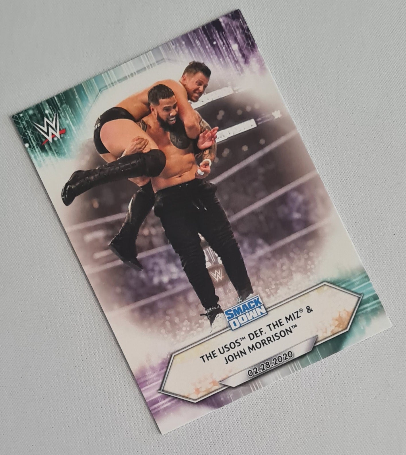 The Usos - 2021 Topps WWE Wrestling SMACK DOWN #29
