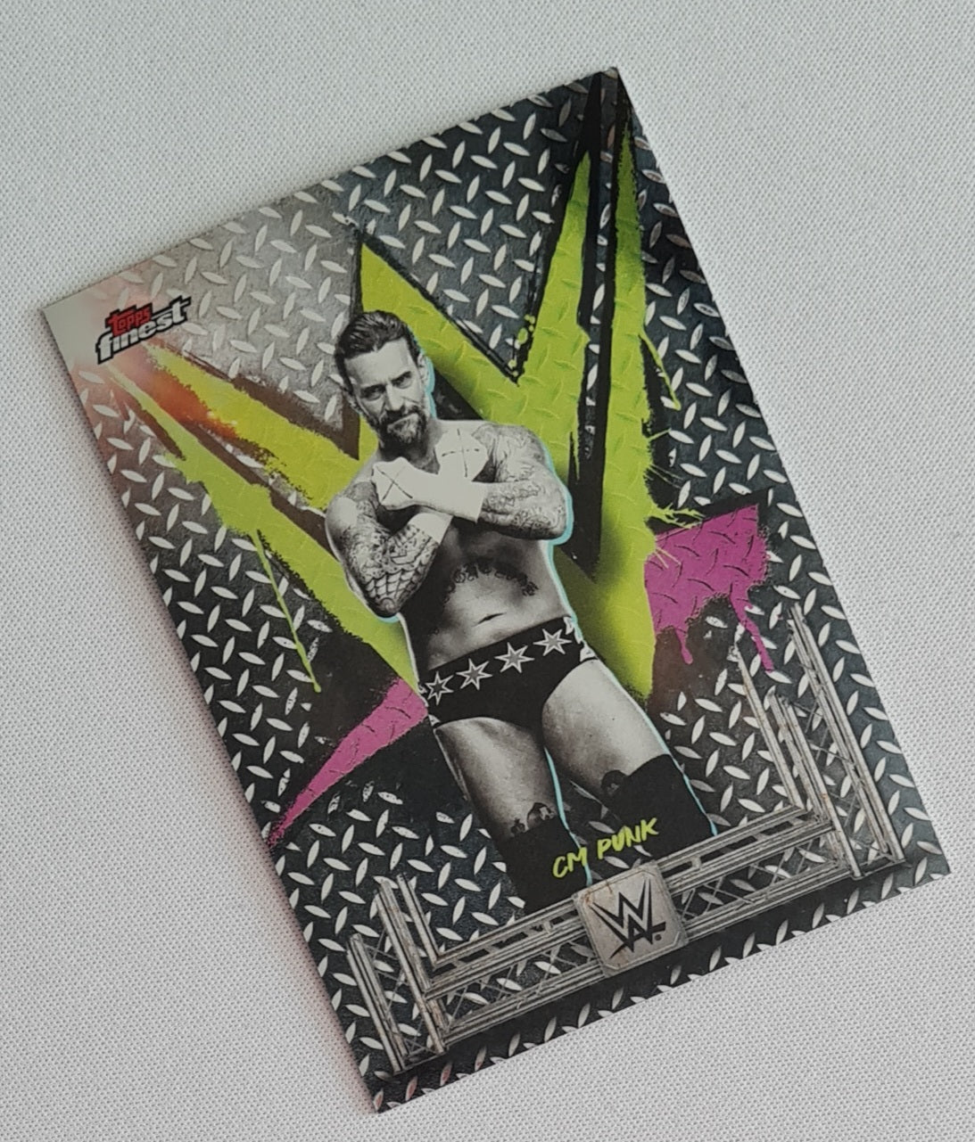 CM Punk - 2025 Topps Finest WWE Wrestling RAW #47 Common