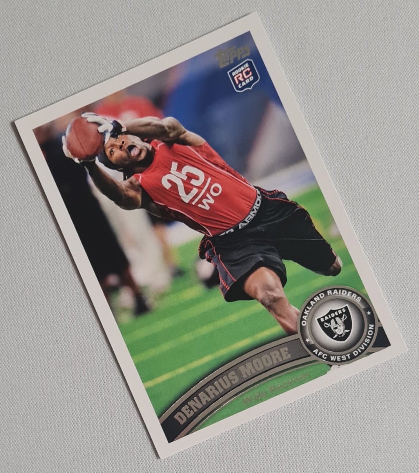 Denarus Moore - 2011 Topps NFL Football Raiders (RC) #215