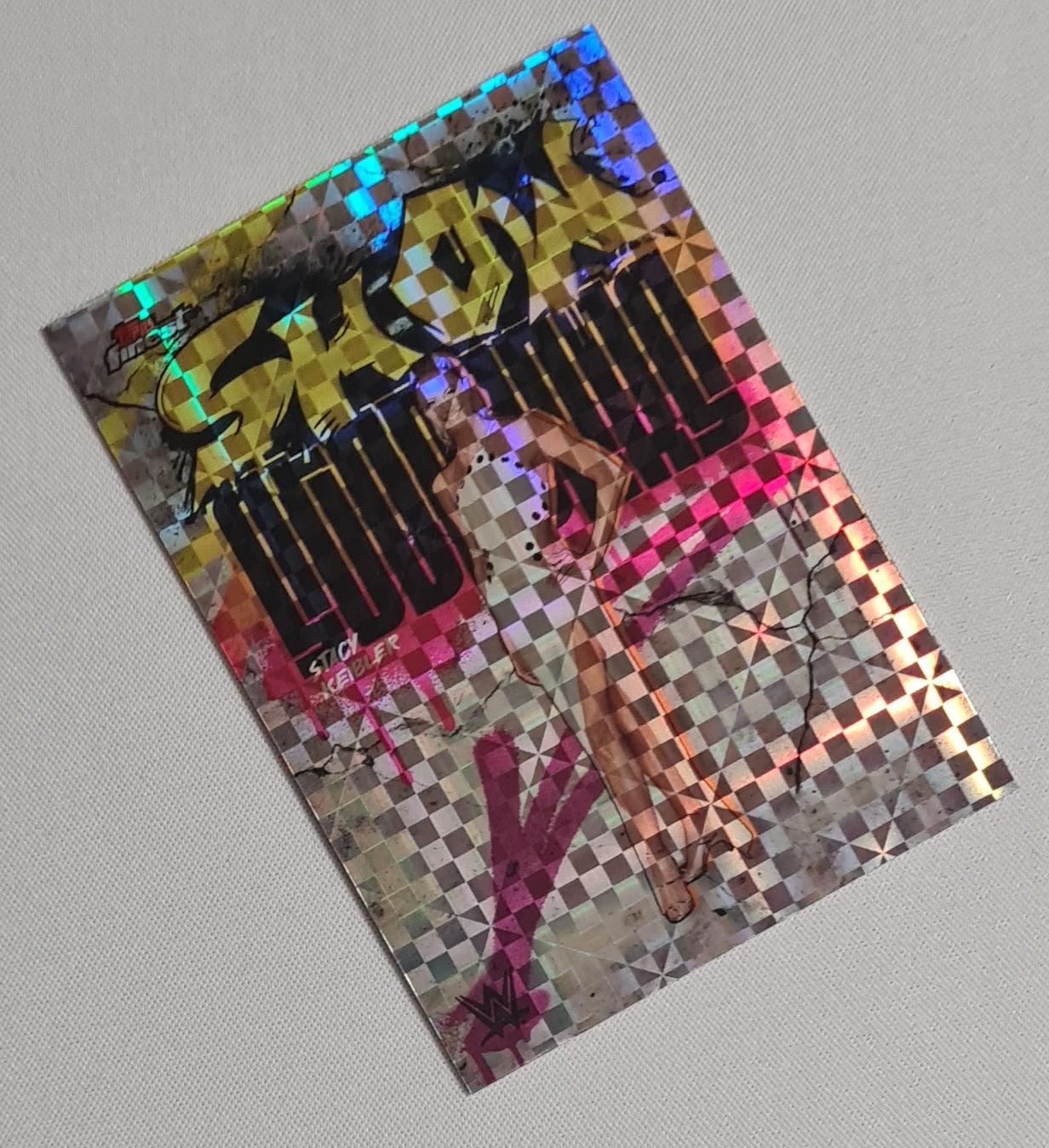 Stacy Keibler - 2025 Topps Finest WWE Wrestling SHOW STOPPERS #SSS-SK Checkerboard