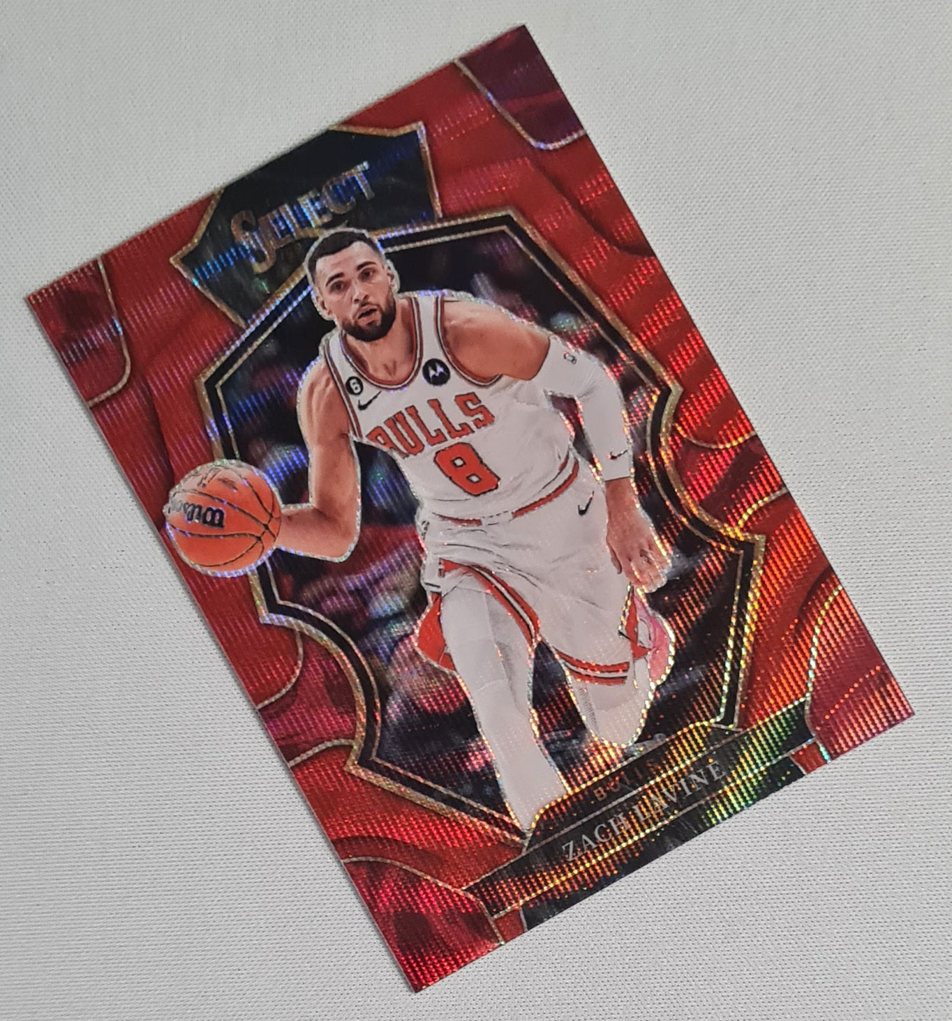 Zach Lavine - 2022/23 Panini Select Basketball NBA Chicago Bulls #134 Premier Level Prizm