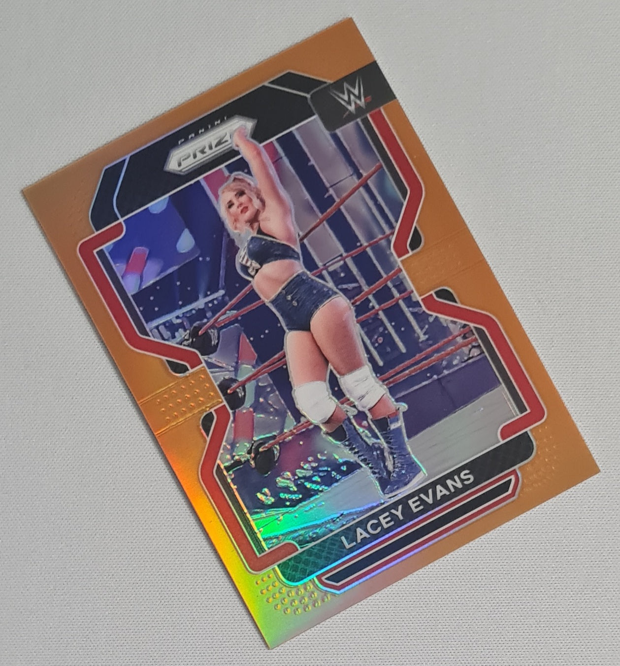 Lacey Evans - 2022 Panini Prizm WWE Wrestling #189 Orange Prizm /99