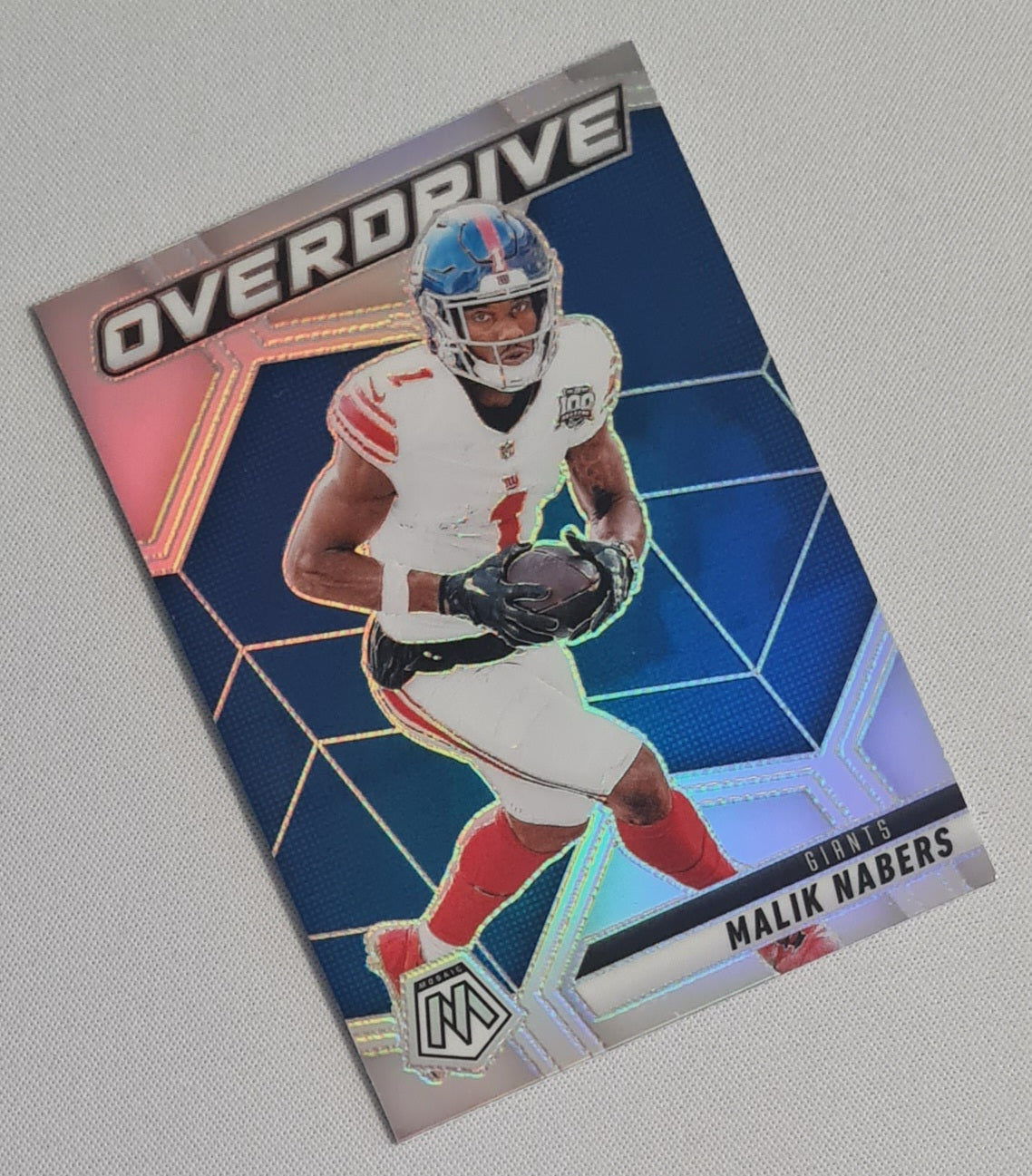 Malik Nabers - 2025 Panini Mosaic Overdrive #6