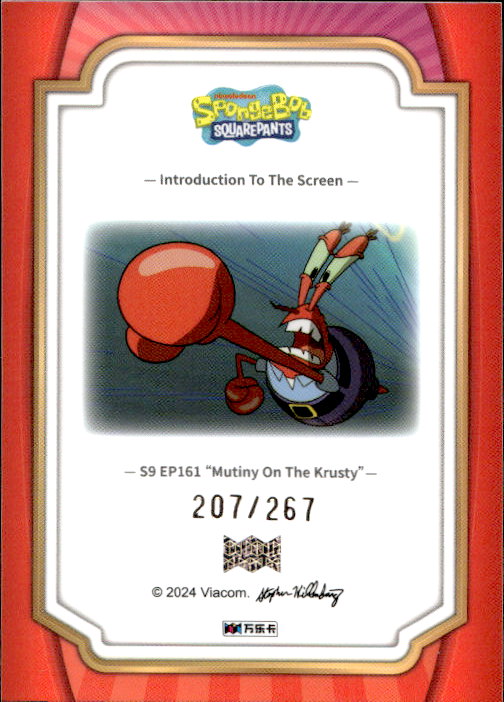 Spongebob Squarepants - 2024 Viacom Spongebob Squarepants /267 #WLSB2-SZR-14