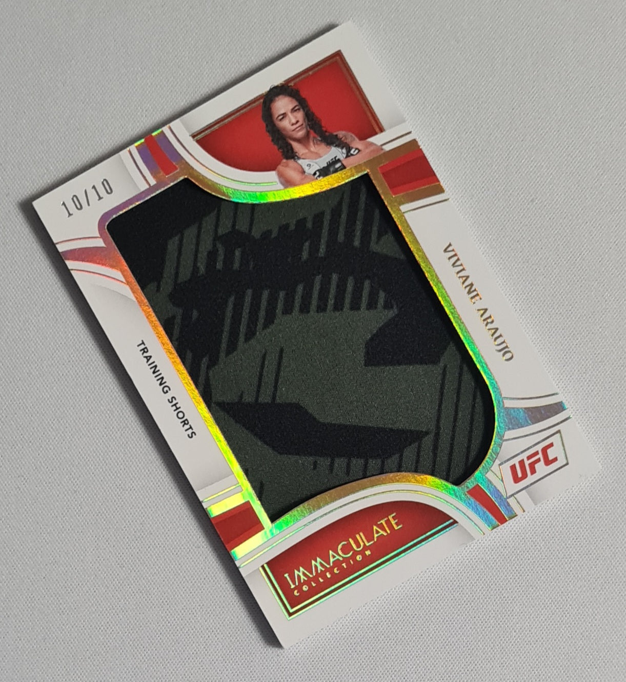 Viviane Araujo - 2023 Panini Immaculate Collection UFC Training Shorts /10 #JM-VAJ