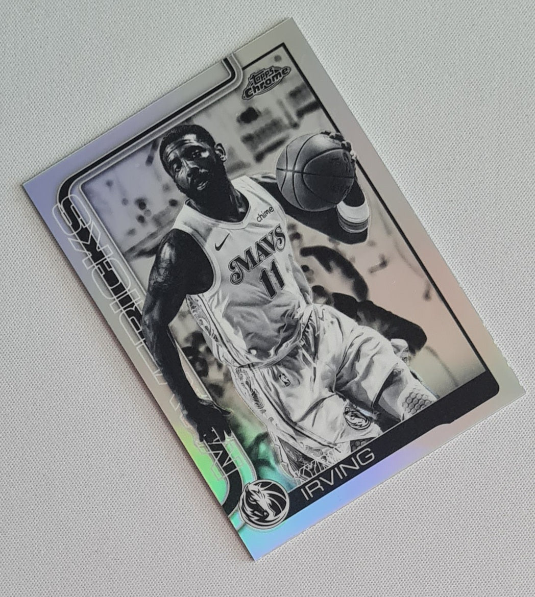 Kyrie Irving - 2025 Topps Chrome Negative Refractor #40 Dallas Mavericks