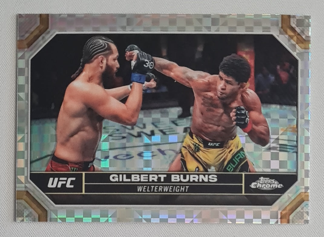 Gilbert Burns - 2024 Topps Chrome UFC X-Fractor #70
