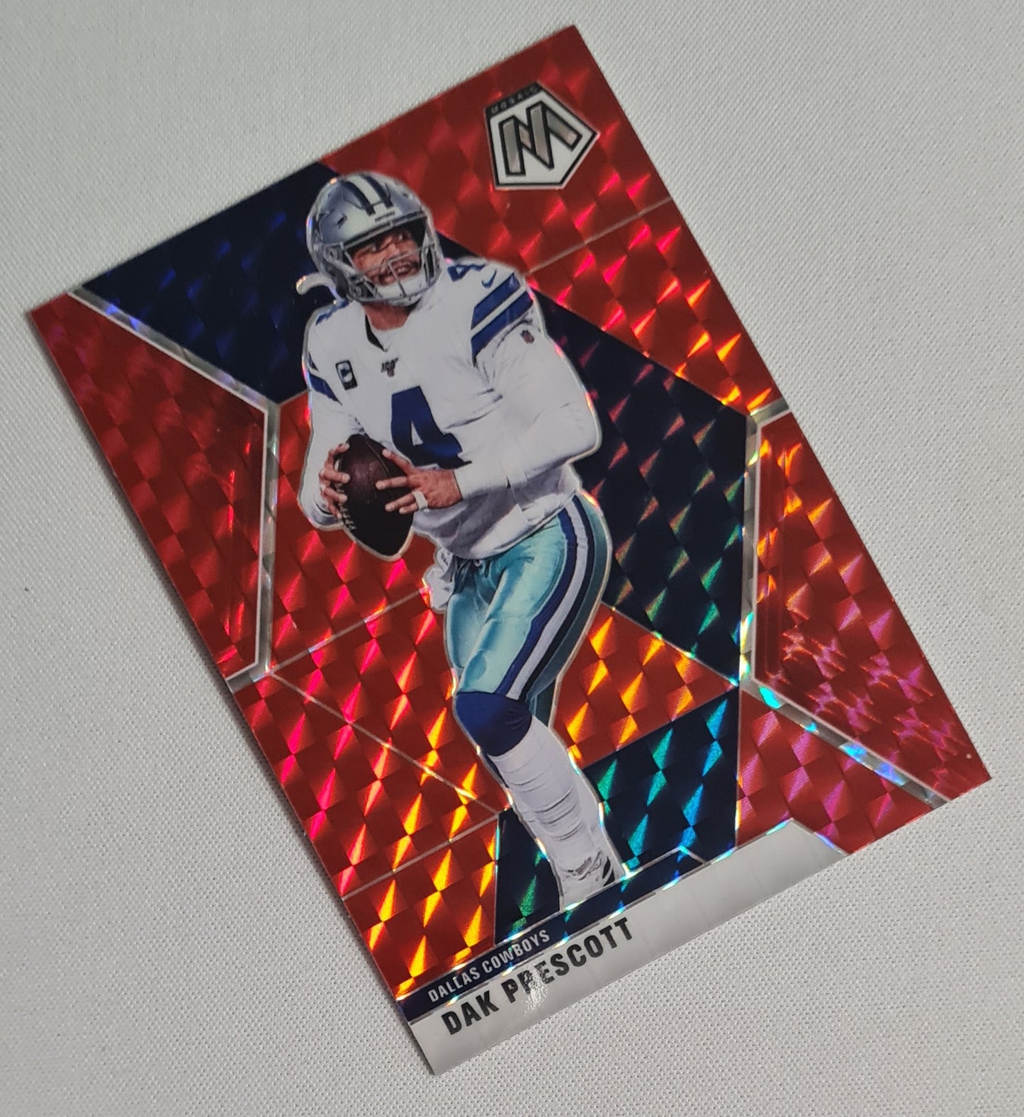 Dak Prescott - 2020 Panini Mosaic Red Prizm #58 Dallas Cowboys