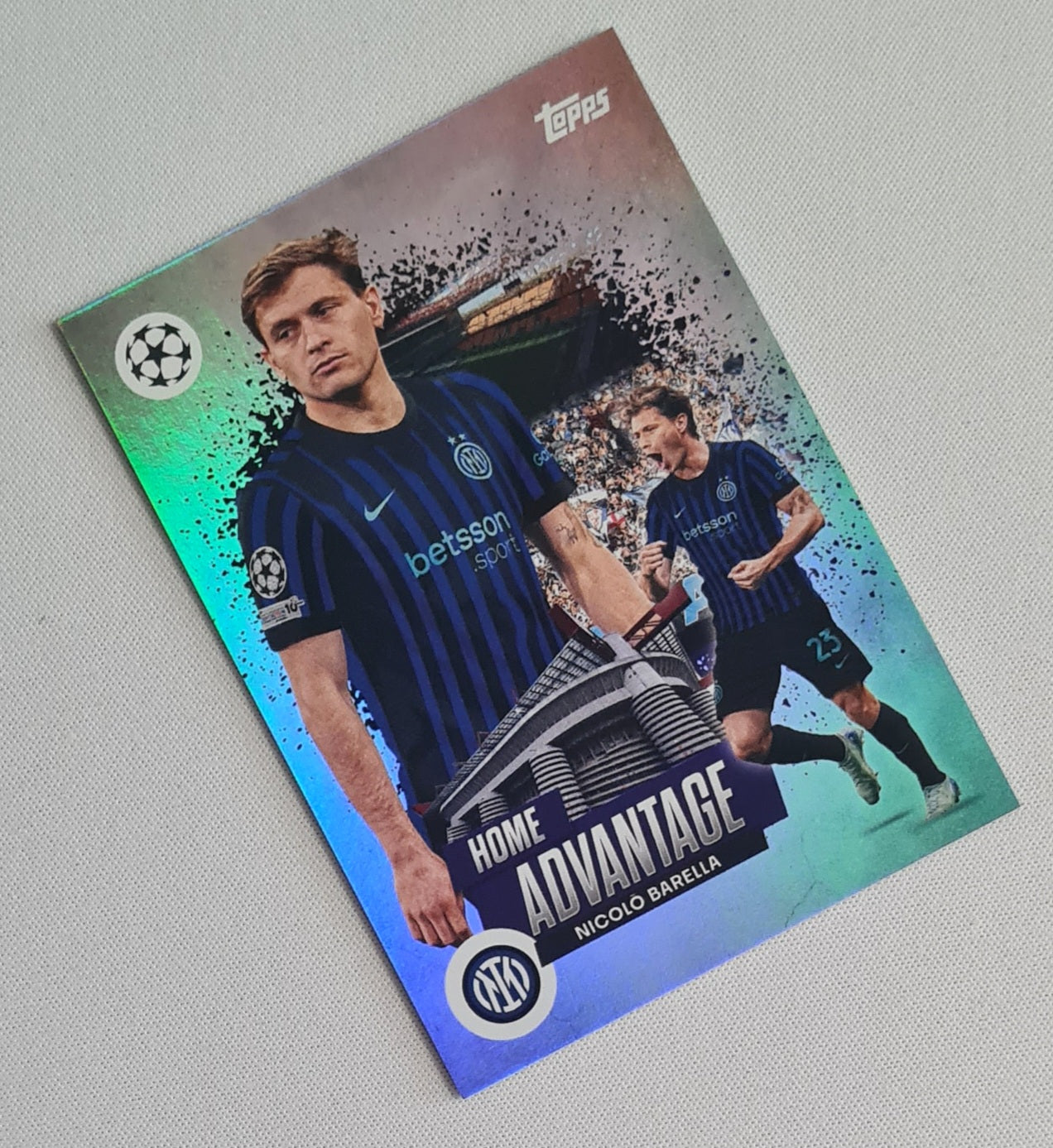Nicolo Barella - 2025/26 Topps UCC Home Advantage #HP-22 Inter Milan