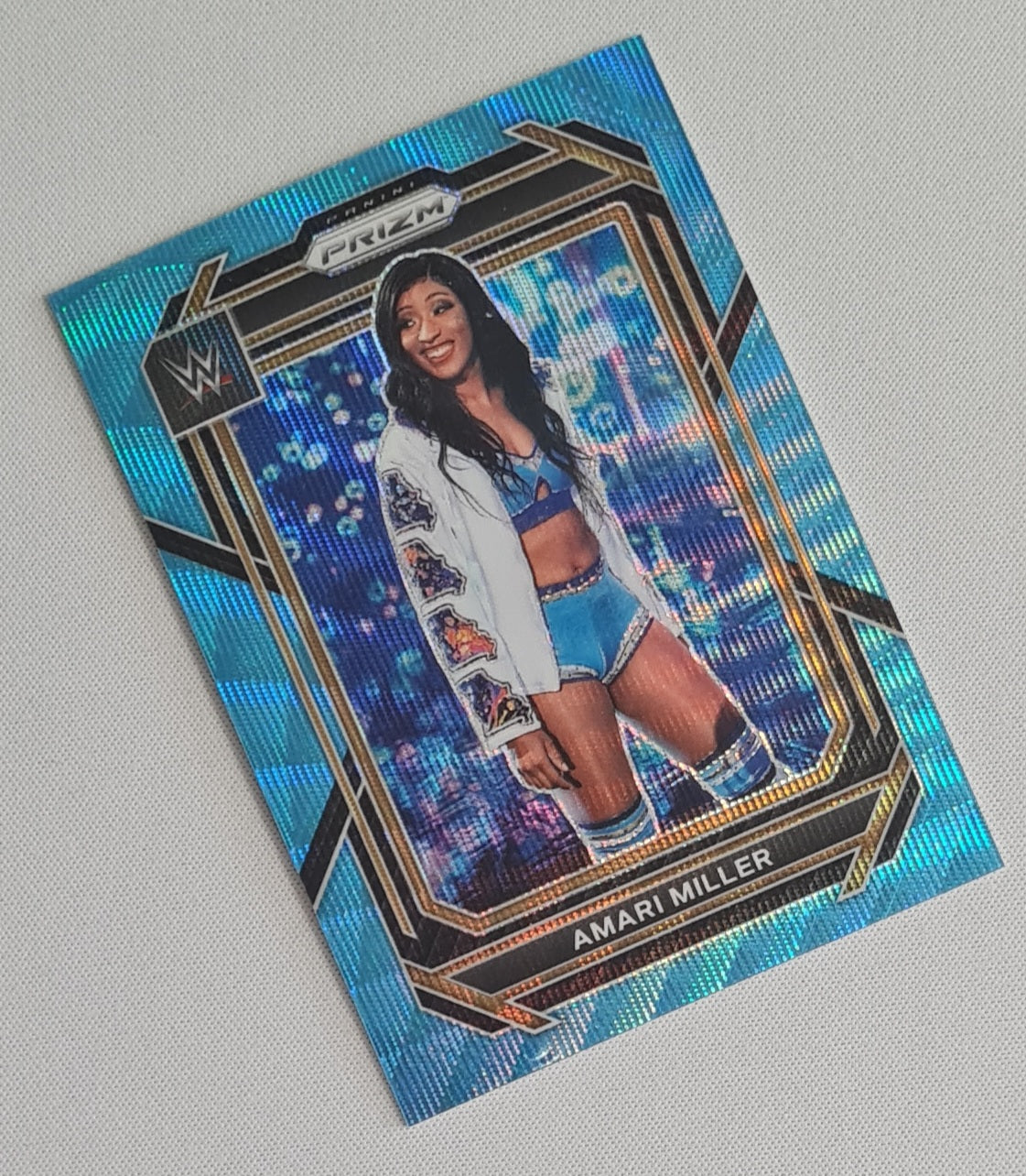 Amari Miller - 2023 Panini Prizm WWE Blue Wave #149