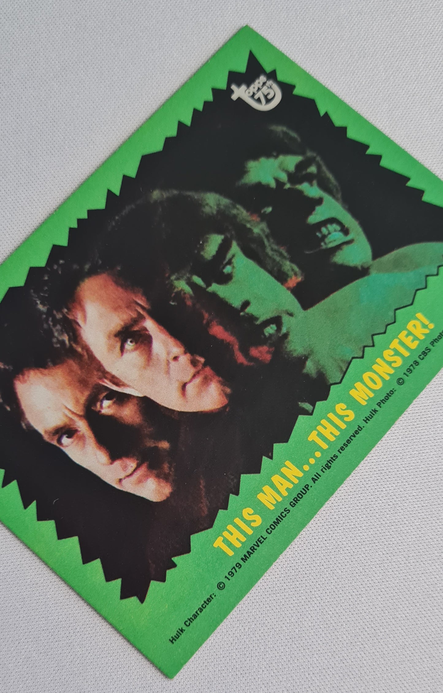 The Incredible Hulk "This Man... This Monster" - 2013 Topps 75th #77