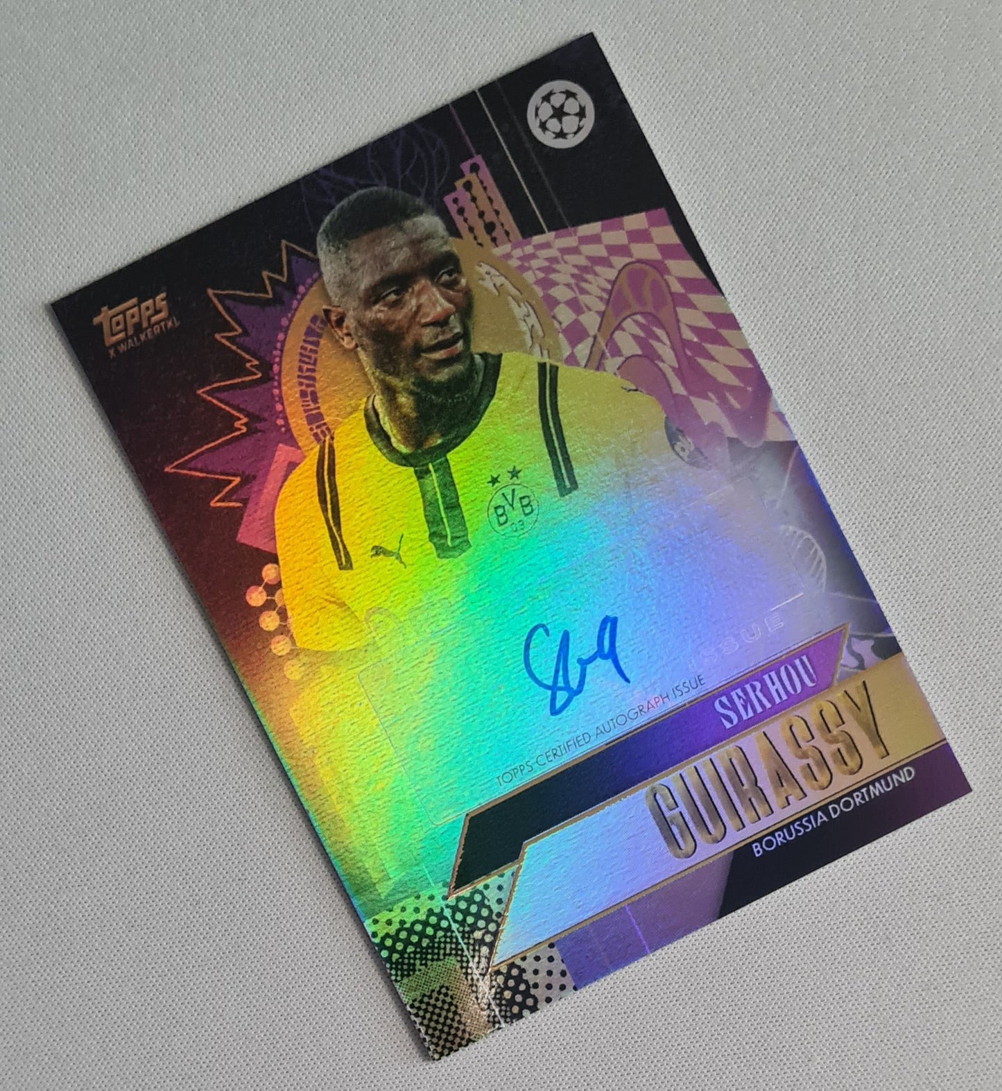 Serhou Guirassy - 2024/25 Topps WalkerTKL Auto Borussia Dortmund