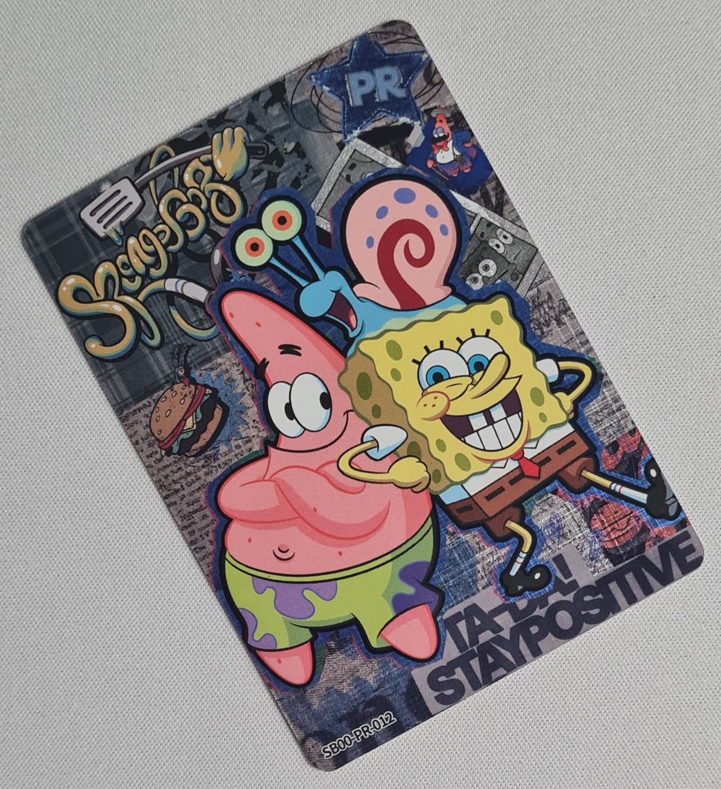 Spongebob Squarepants, Patrick Star, Gary The Snail - 2024 Viacom Stay Positive #SB00-PR-012