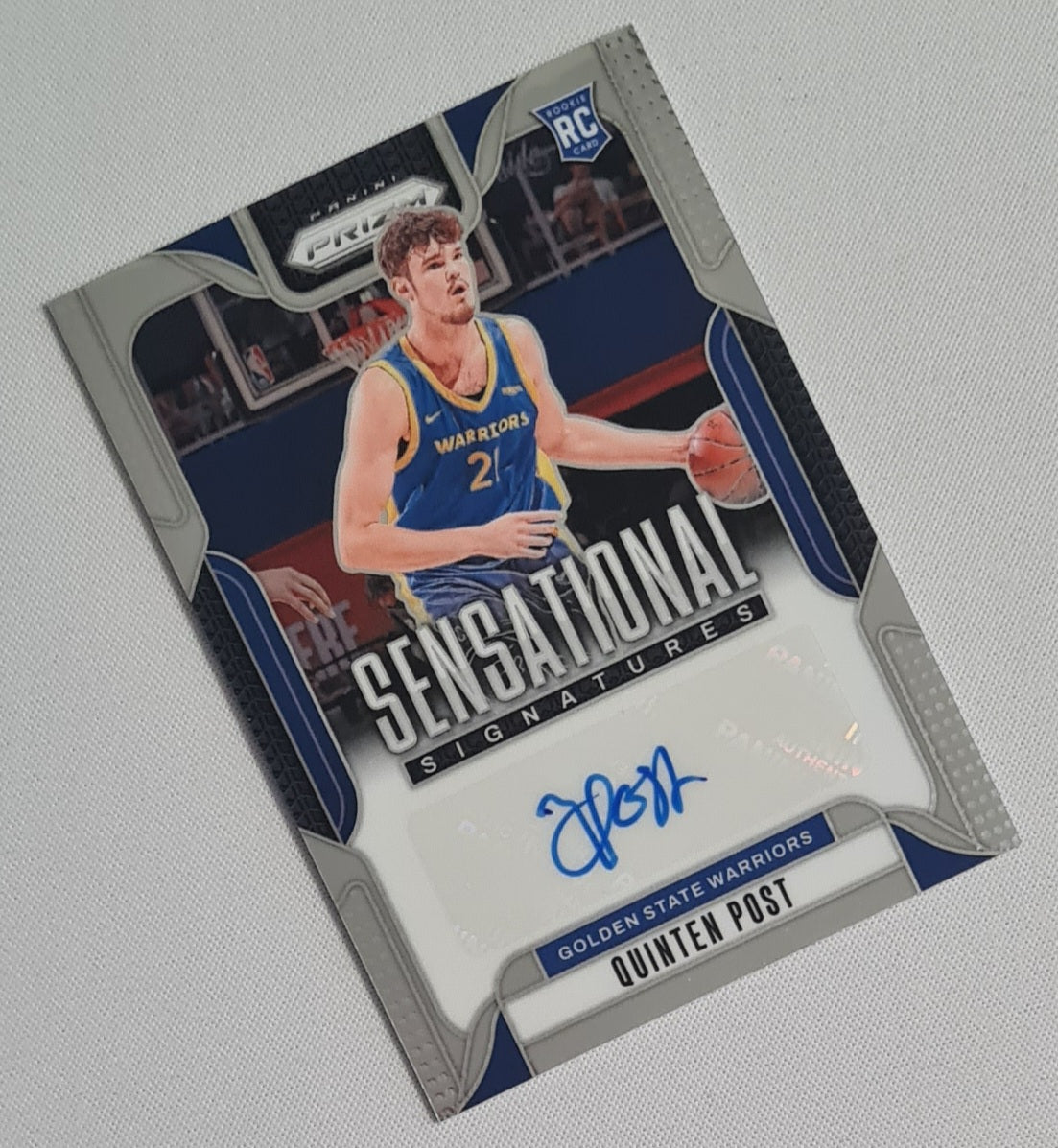 Quinten Post - 2024/25 Panini Prizm Sensational Signatures #SS-QPW Golden State Warriors