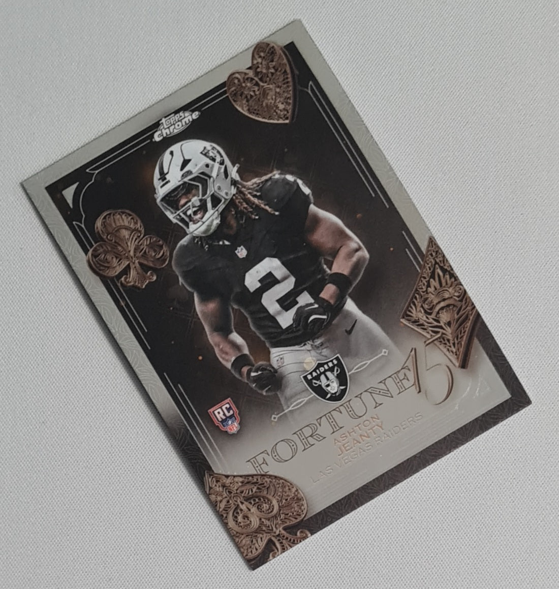 Ashton Jeanty - 2025 Topps Chrome NFL Fortune 15 #F15-24 Las Vegas Raiders