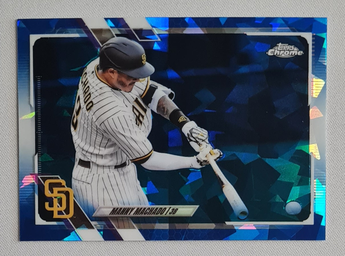 Manny Machado - 2020/21 Topps Chrome Sapphire MLB #192 San Diego Padres
