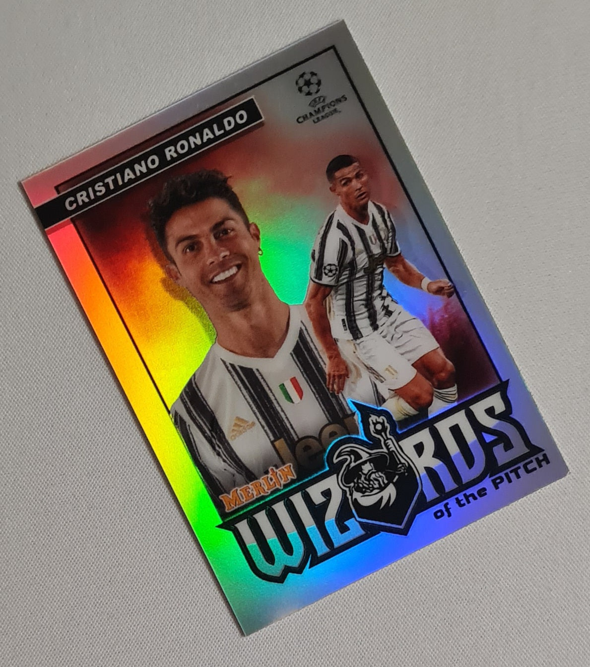 Cristiano Ronaldo - 2020/21 Topps Merlin Wizards of the Pitch #W-CR Juventus