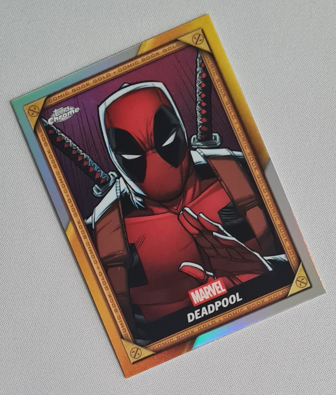 Deadpool - 2025 Topps Chrome Deadpool Comic Book Gold Card #CB-3