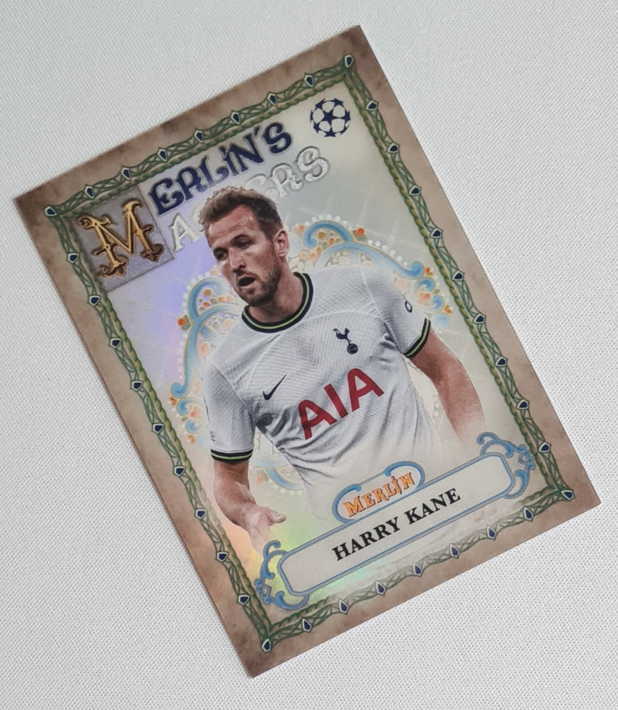 Harry Kane - 2022/23 Topps Merlin UEFA Soccer Merlin's Masters #MM-15 Tottenham Hotspurs