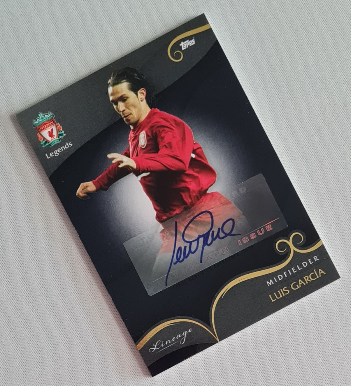 Luis Garcia - 2022/23 Topps Liverpool FC Lineage Black Auto /10 #AU-LG
