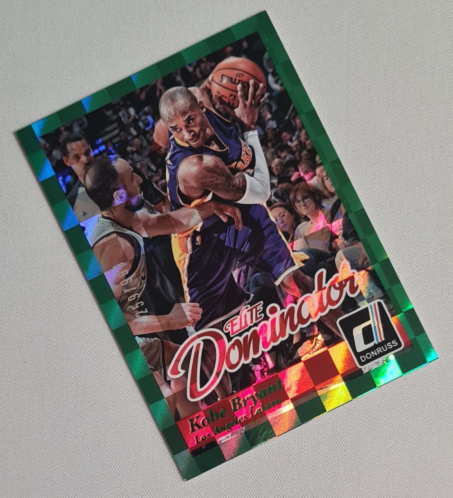 Kobe Bryant - 2014/15 Panini Donruss NBA Dominators Elite Green /999 #16 Los Angeles Lakers