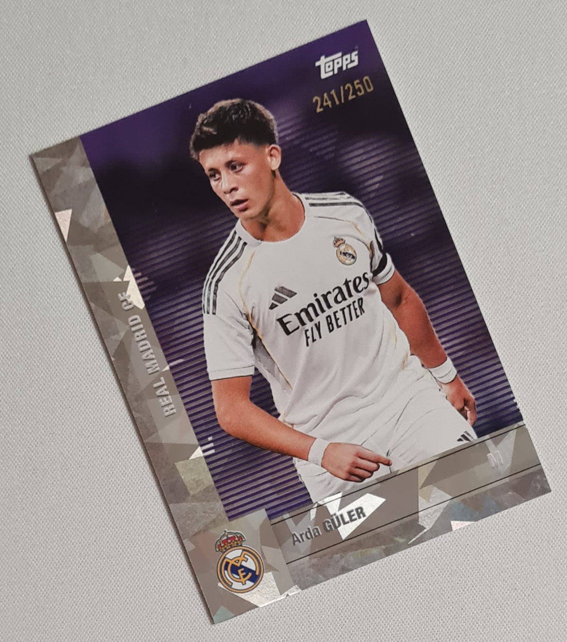 Arda Guler - 2025 Topps Real Madrid Team Set /250 #13 Real Madrid CF