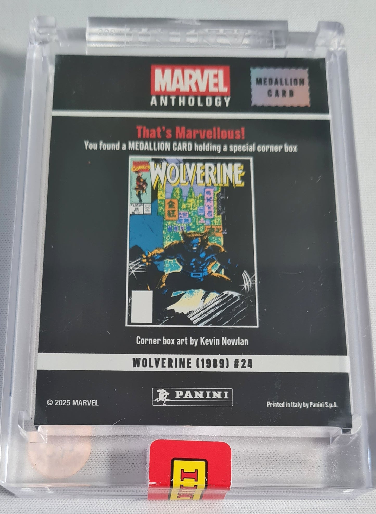 Wolverine - 2025 Panini Marvel Anthology Medallion Card #24
