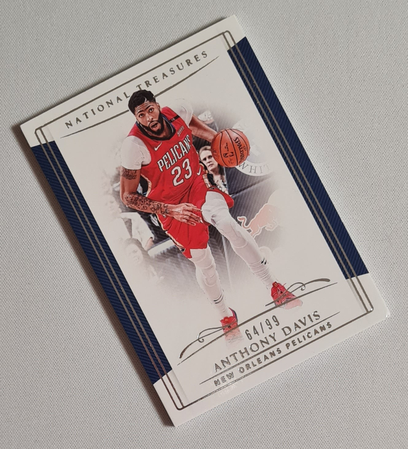 Anthony Davis - 2018/19 Panini National Treasures /99 #44 New Orleans Pelicans