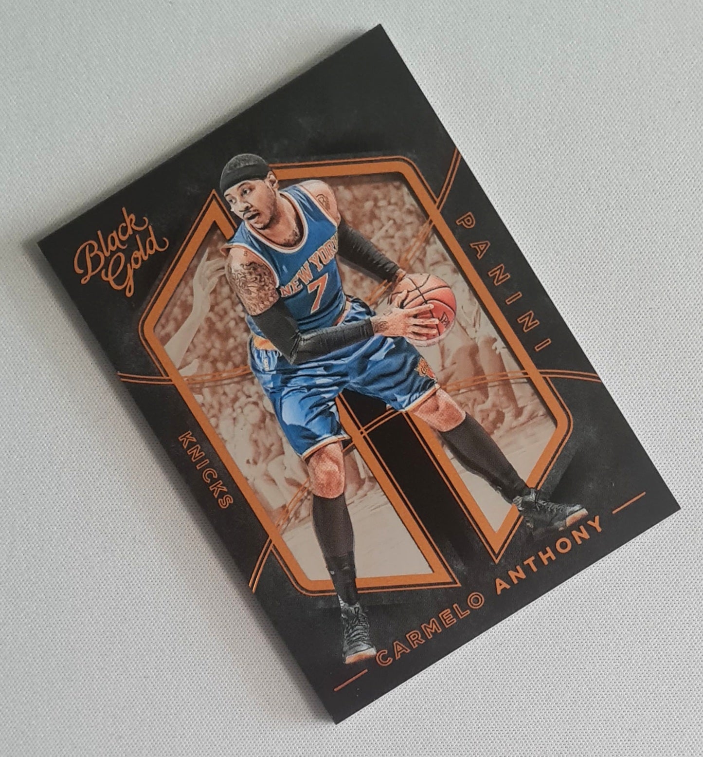 Carmelo Anthony - 2015/16 Panini Black Gold #64 New York Knicks
