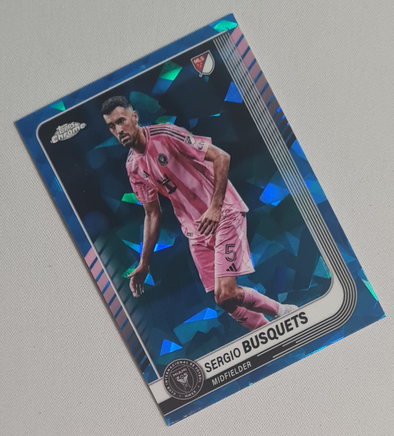 Sergio Busquets - 2025 Topps Chrome Sapphire MLS #88 Inter Miami CF