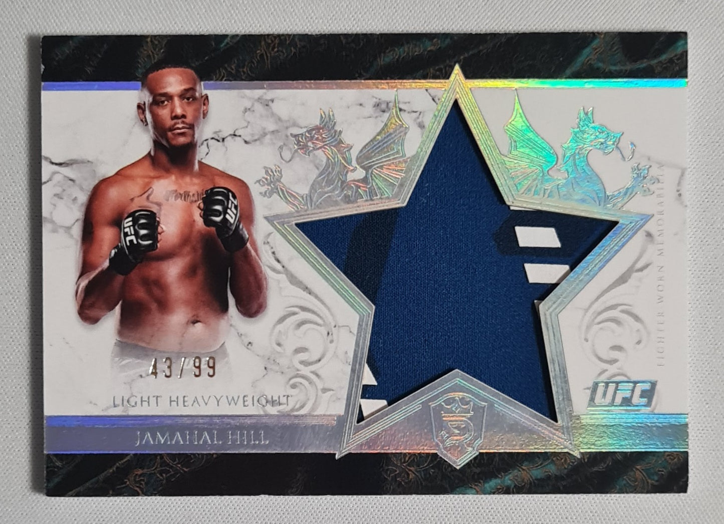 Jamahal Hill - 2025 Topps Royalty UFC Collection Star Relics Card /99 #SR-JH