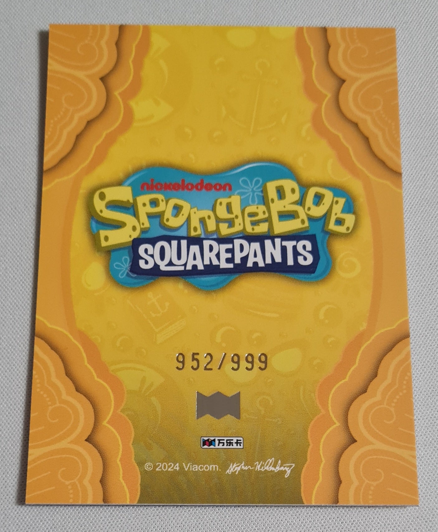 Spongebob Squarepants - 2024 Viacom Spongebob Squarepants /999 #WLSB2-SBR13
