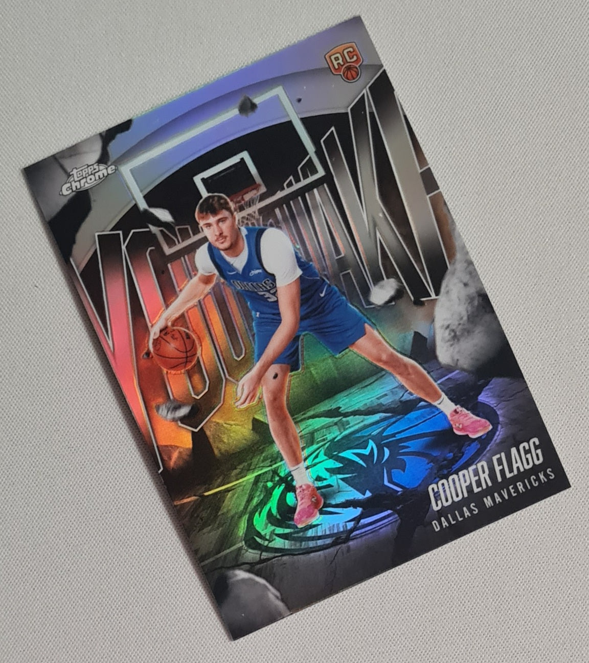 Cooper Flagg - 2025/26 Topps Chrome Youthquake Refractor #YQ-1 Dallas Mavericks
